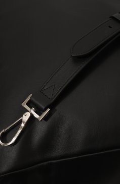 Мужская кожаная дорожная сумка LANCEL черного цвета, арт. A11282 | Фото 3 (Материал: Натуральная кожа; Материал сплава: Проставлено; Ремень/цепочка: На ремешке; Драгоценные камни: Проставлено; Размер: large)