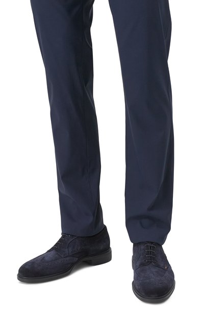 Замшевые дерби easy on SANTONI, арт. MGEG19033NEAXGEX, фото 3