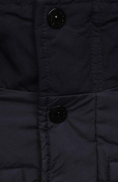 Детского пуховая куртка STONE ISLAND темно-синего цвета, арт. 751640533/6-8 | Фото 3 (Рукава: Длинные; Материал внешний: Синтетический материал; Материал утеплителя: Пух и перо; Материал подклада: Синтетический материал; Кросс-КТ: Зима; Мальчики-школьная форма: Верхняя одежда; Материал сплава: Проставлено; Региональные ограничения белый список (Axapta Mercury): Не проставлено; Драгоценные камни: Проставлено)