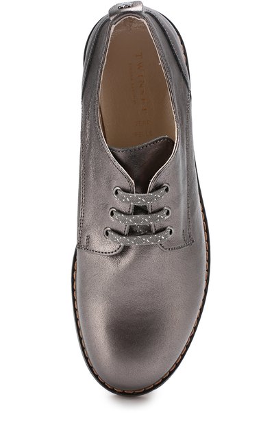 Дерби из металлизированной кожи TWINSET, арт. HA78AE/35-40, фото 4