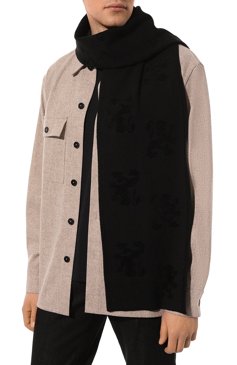 Шарф из шерсти и вискозы ZILLI, арт. KSC001M0520VZLI00N001, фото 2