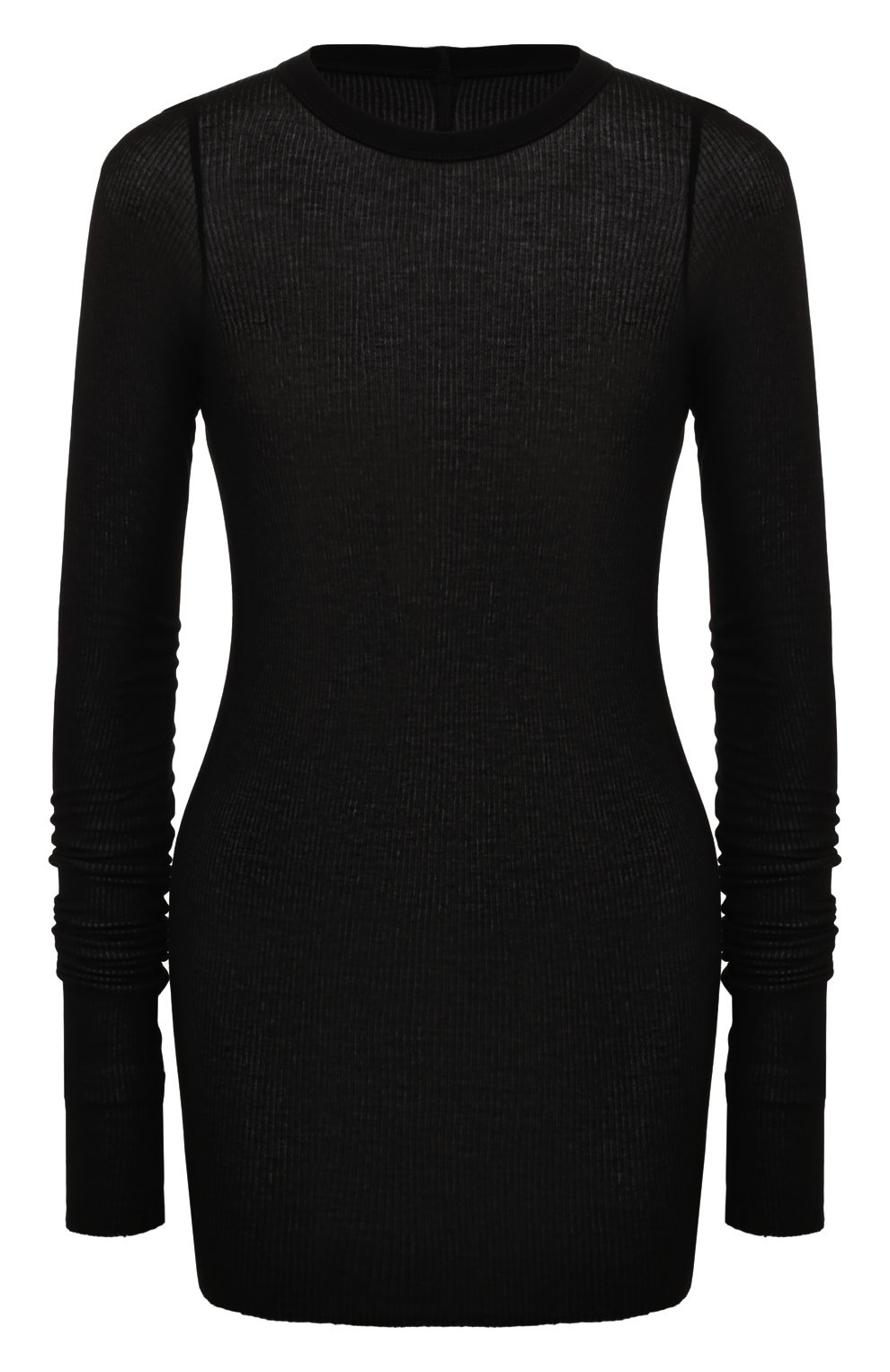 Лонгслив из вискозы и шелка RICK OWENS, арт. RP02D3202/RC, фото 1