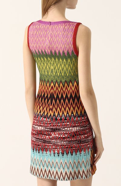 Приталенное вязаное мини-п латье MISSONI, арт. E18.MD.210273, фото 4