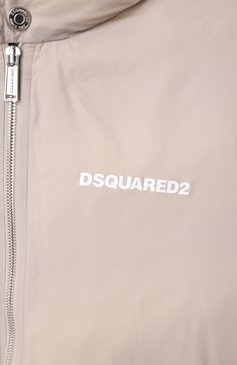 Мужского утепленная куртка DSQUARED2 светло-бежевого цвета, арт. DQ2730/D0ABC | Фото 3 (Материал подклада: Синтетический материал; Кросс-КТ: Утепленные, Зима; Региональные ограничения белый список (Axapta Mercury): Не проставлено; Нос: Не проставлено; Материал внешний: Синтетический материал; Ростовка одежда: 4 года | 104 см, 6 лет | 116 см, 16 лет | 164 см, 13 - 15 лет | 158 см, 8 лет | 128 см, 10 - 11 лет | 140 - 146см)
