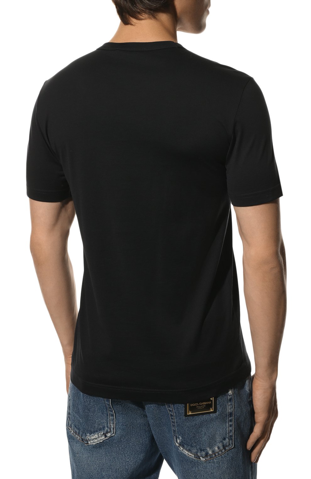 Хлопковая футболка DOLCE & GABBANA, арт. G8HL0T/G70PD, фото 4