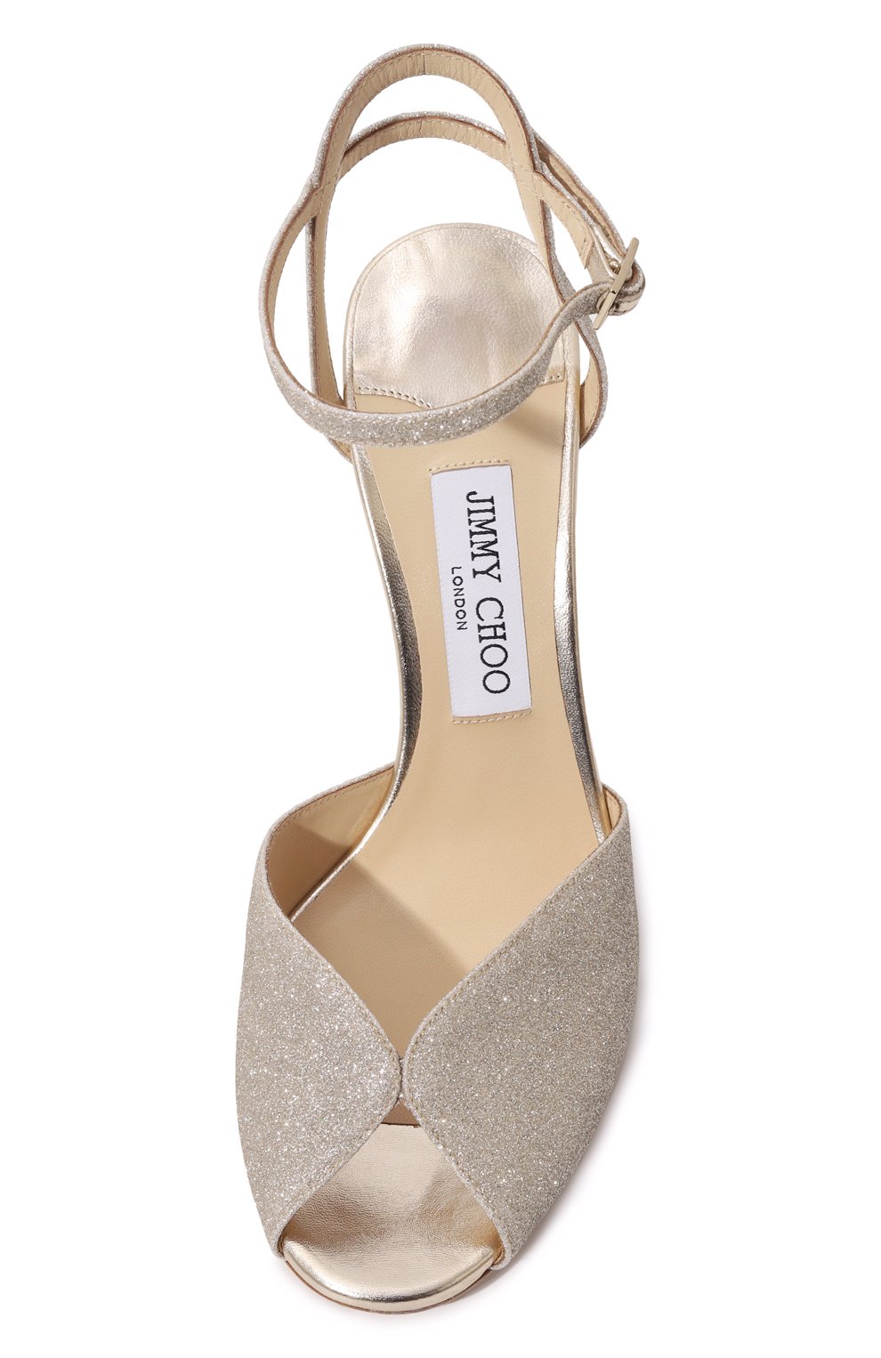 Текстильные босоножки sacora 85 JIMMY CHOO, арт. SAC0RA 85/DGZ, фото 6