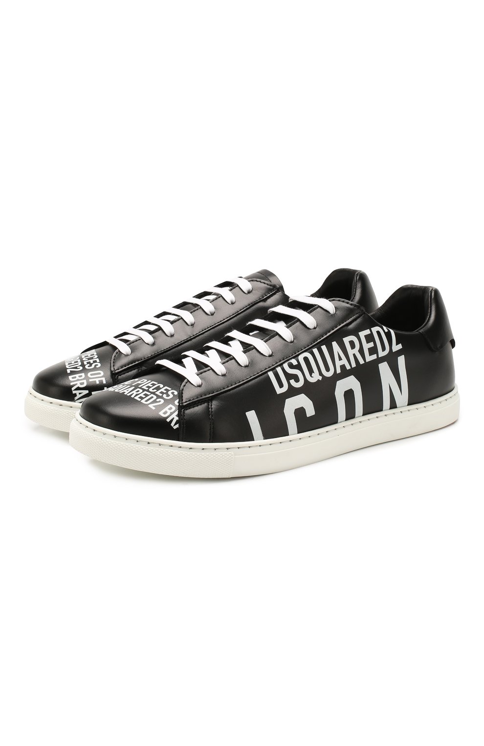 Кожаные кеды DSQUARED2, арт. SNM0005 01502648, фото 1