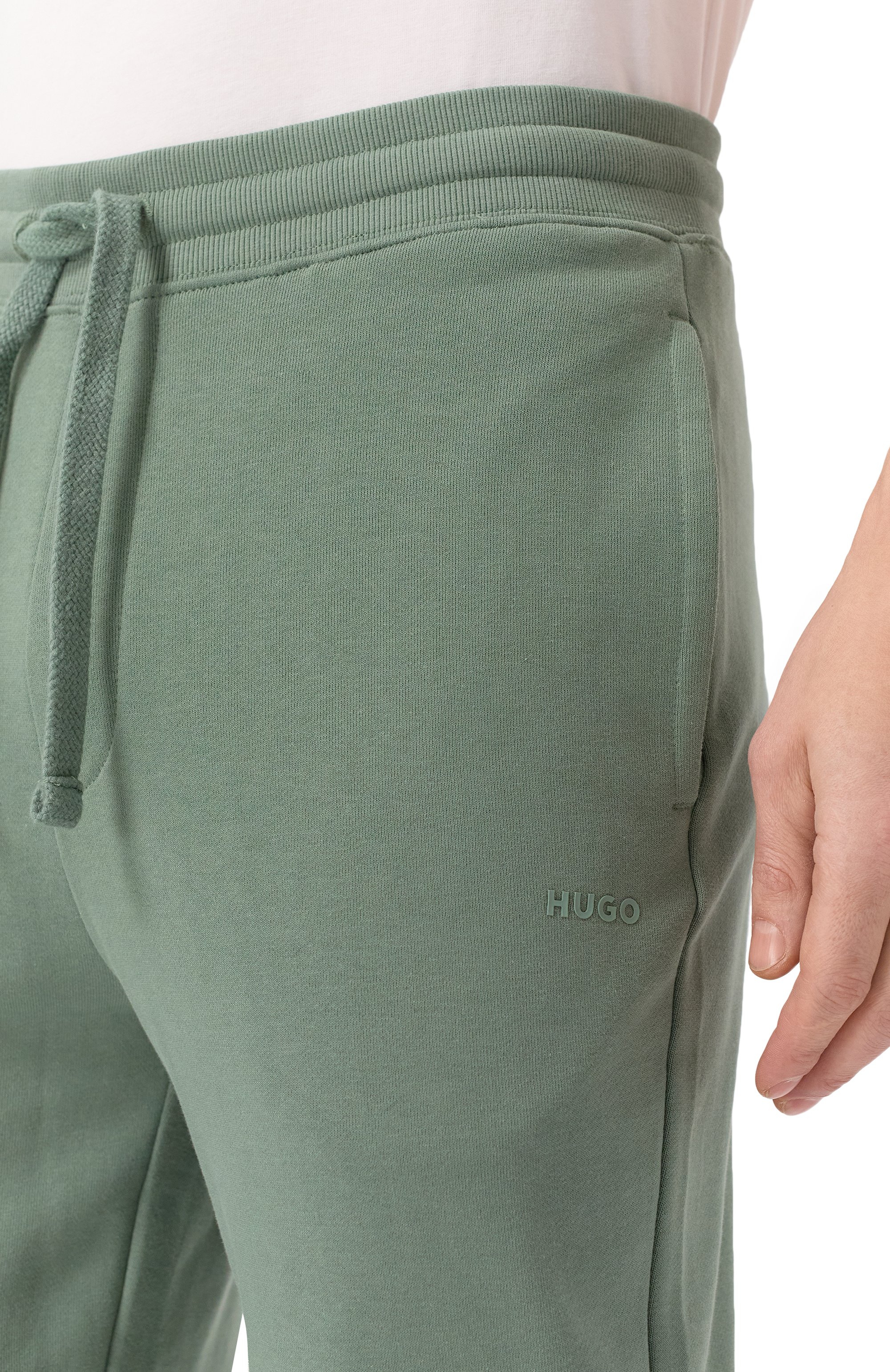 Хлопковые джоггеры HUGO, арт. 50489617, фото 5