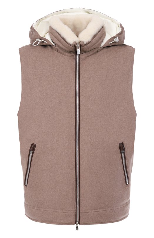 Пуховый жилет Brunello Cucinelli MM4701656 Бежевый MM4701656