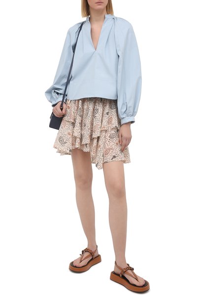 Хлопковая юбка ISABEL MARANT ETOILE, арт. JU1239-21P031E/ALS0, фото 2