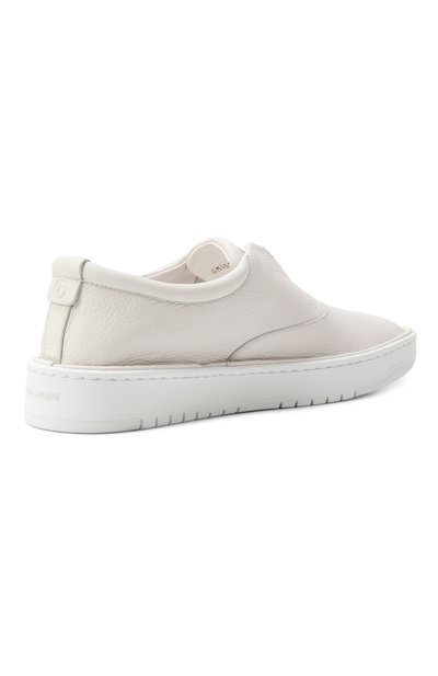 Кожаные кеды GIORGIO ARMANI белого цвета по цене 105000 руб., арт. GM002038/AF19222, фото 5 Кожаные кеды GIORGIO ARMANI, арт. GM002038/AF19222, фото 5