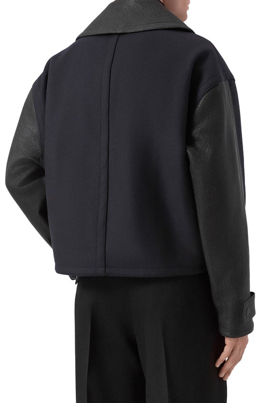 Кожаный бомбер Giorgio Armani GM002240/AF20402 Чёрный  GM002240/AF20402 Фото 4