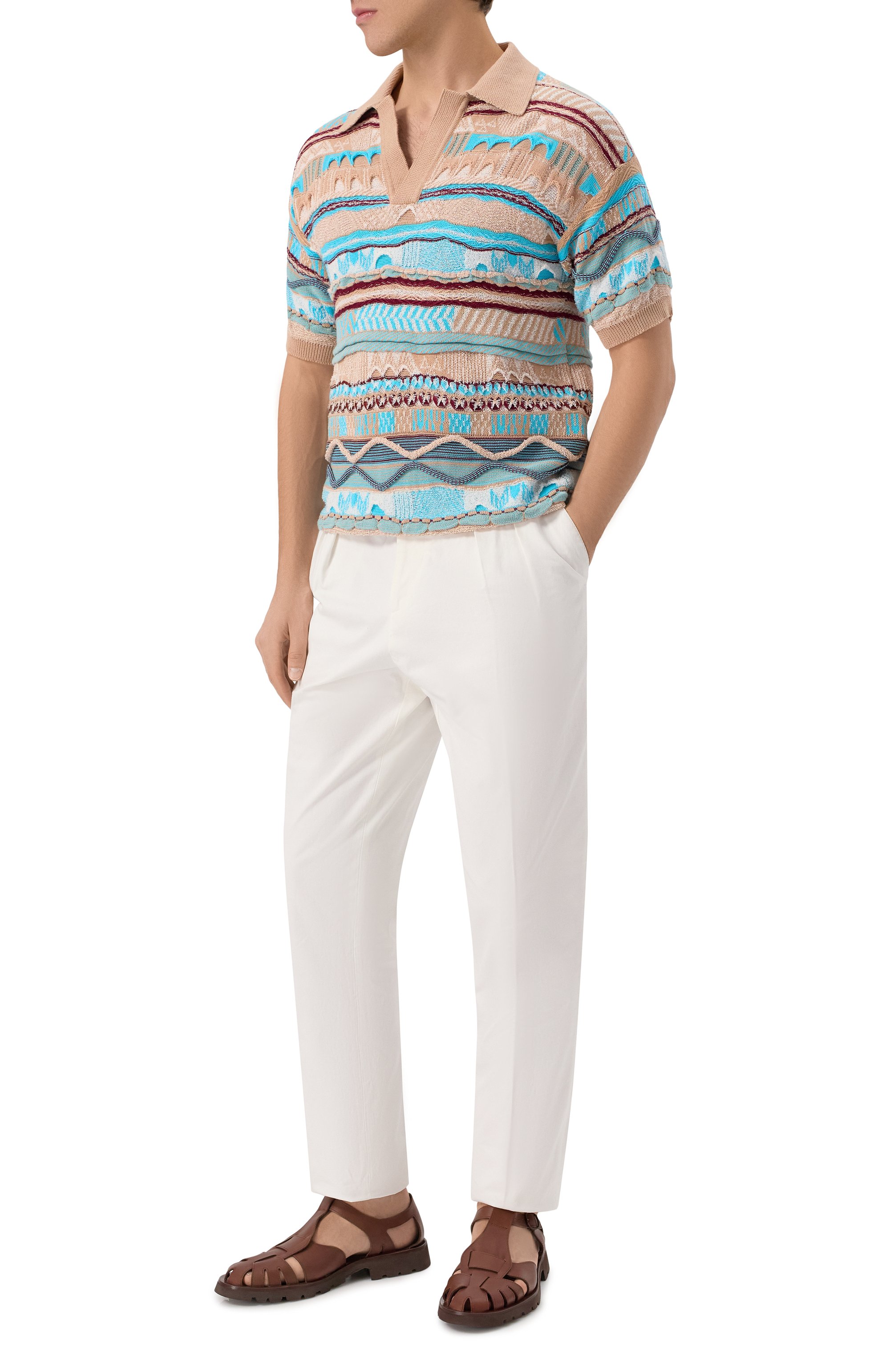 Кожаные сандалии pesca sport HEREU, арт. PESPMFS24, фото 2