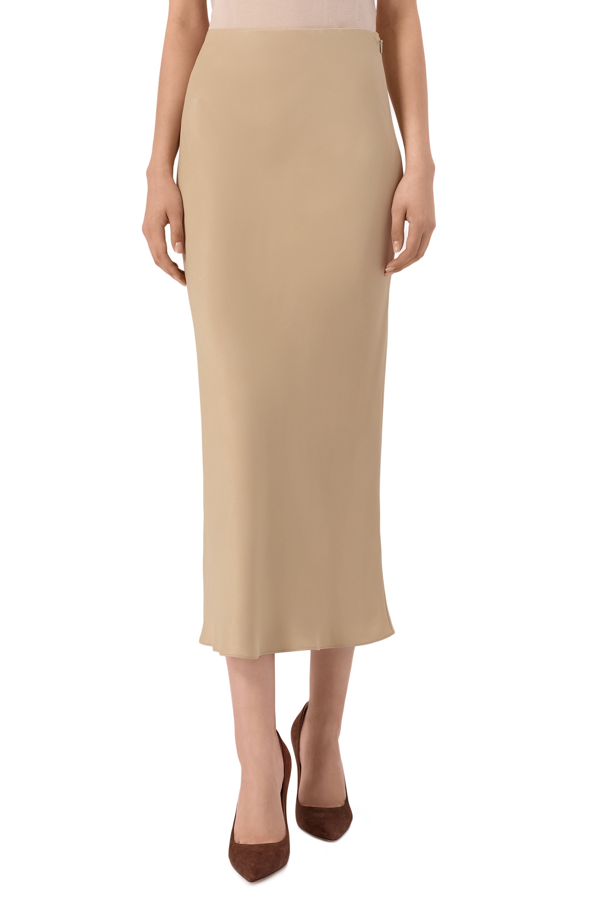 Атласная юбка BOSS, арт. 50541819, фото 3