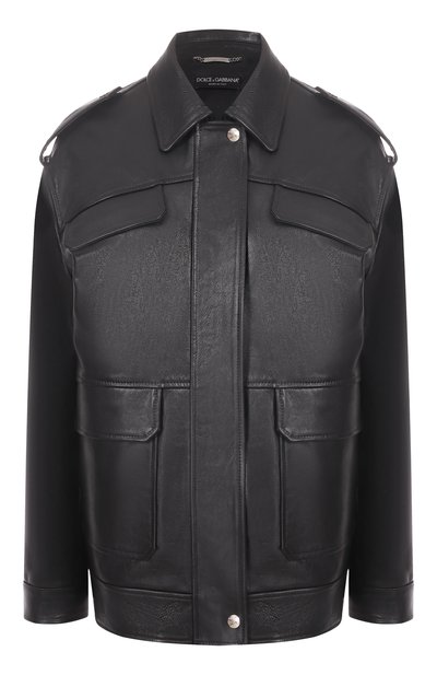 Женская кожаная куртка DOLCE & GABBANA, арт. F9S77L/HULV0