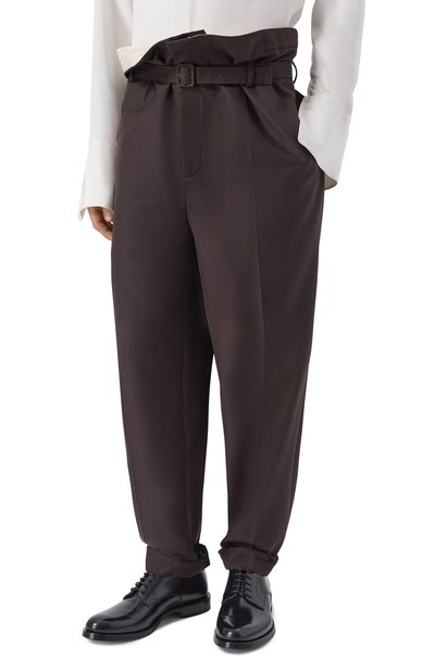 Шерстяные брюки SAINT LAURENT, арт. 857058/Y1N02, фото 3