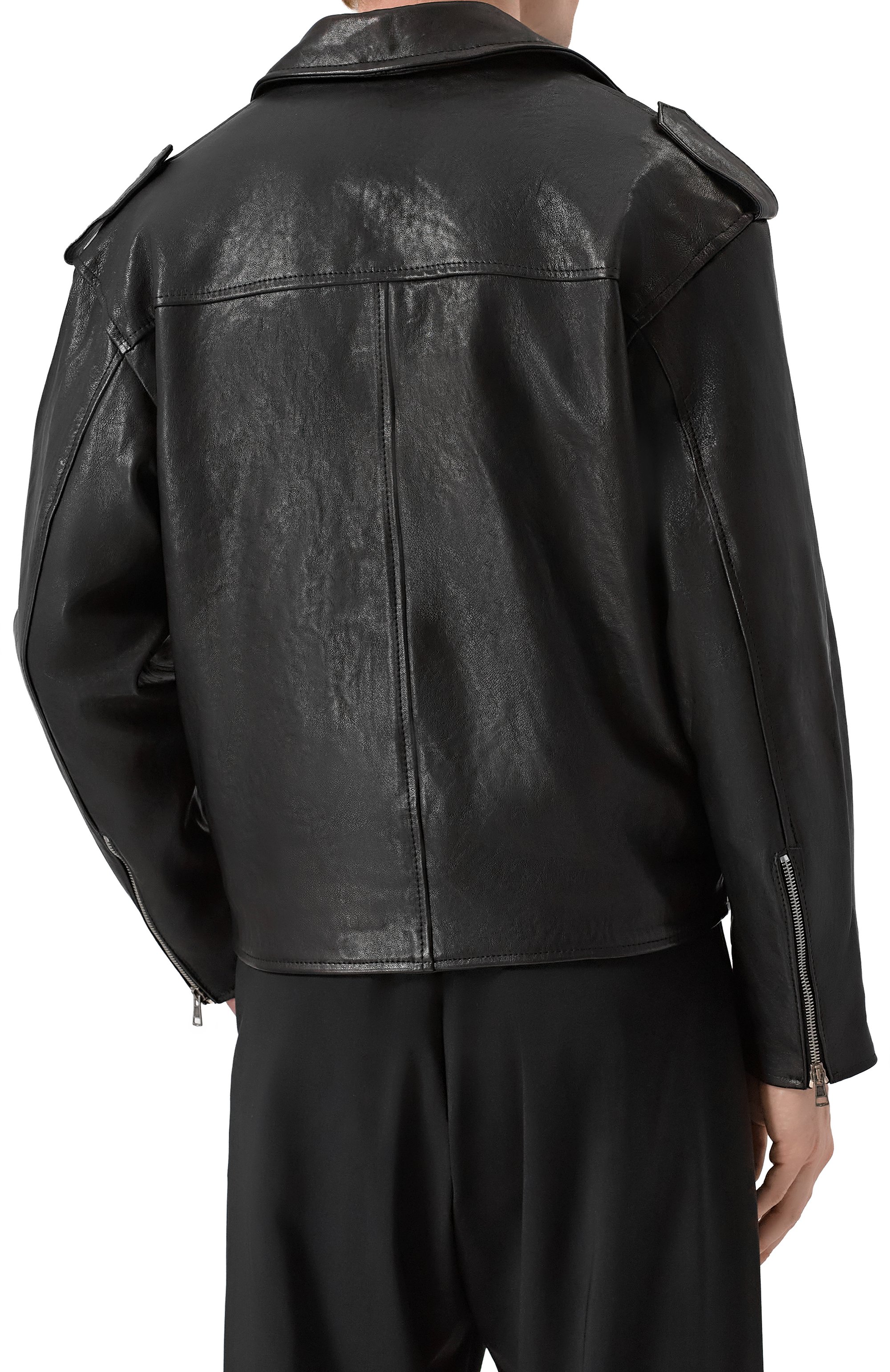 Кожаная куртка NEVER ENOUGH, арт. MJL072, фото 4