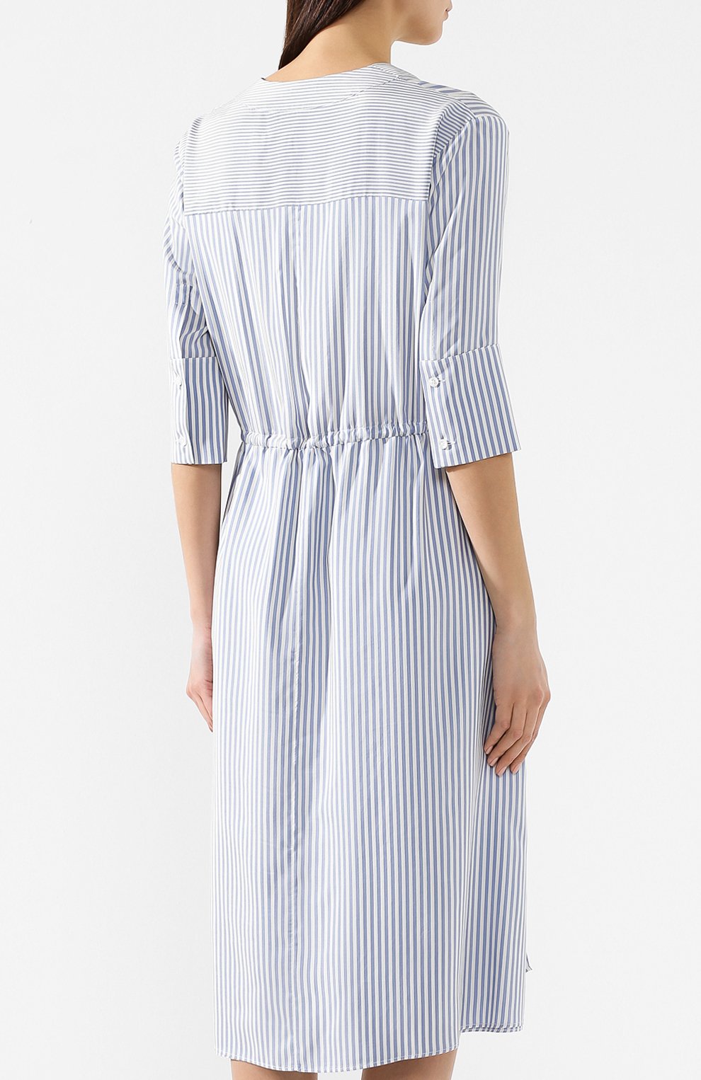 Шелковое платье JIL SANDER NAVY, арт. JNWM5003C/JM2847B, фото 4