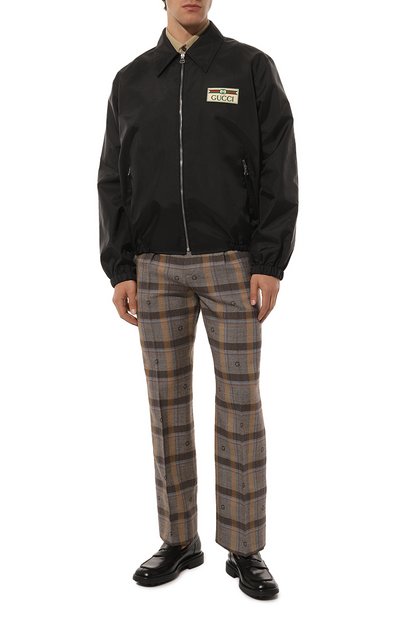 Шерстяные брюки GUCCI, арт. 675273 ZAHLM, фото 2