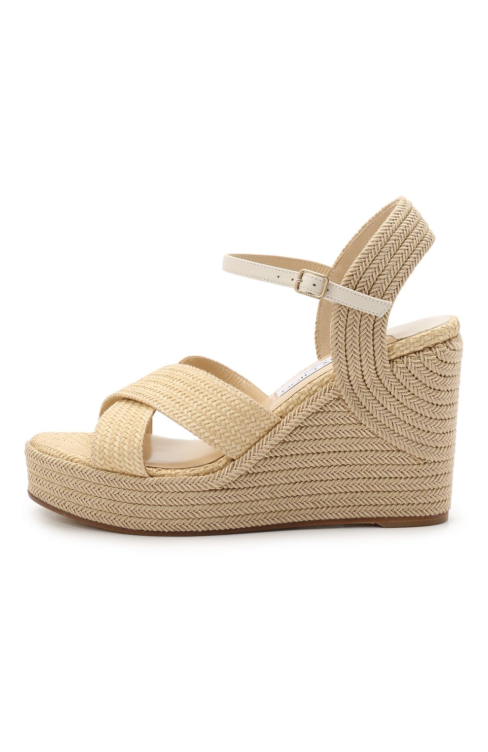 Комбинированные босоножки dellena 100 JIMMY CHOO, арт. DELLENA 100/RMB, фото 3