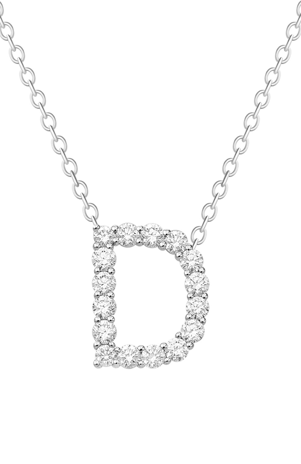 Кулон MERCURY бесцветного цвета по цене 455000 руб., арт. MP/LETTER/WG/D, фото 2 Кулон MERCURY, арт. MP/LETTER/WG/D, фото 2