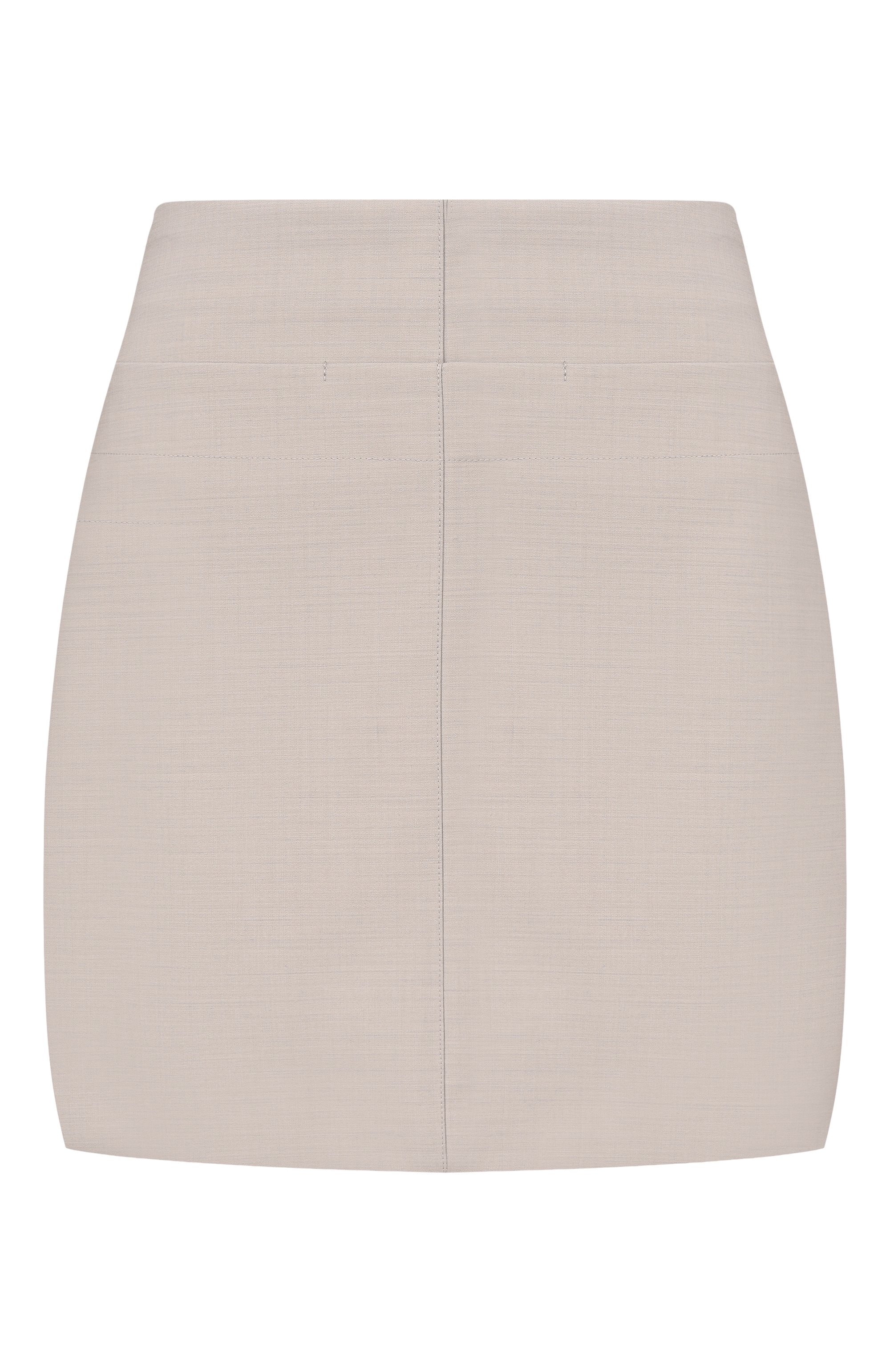 Юбка из шерсти и вискозы 12 STOREEZ бежевого цвета по цене 17000 руб., арт. 135885, фото 1 Юбка из шерсти и вискозы 12 STOREEZ, арт. 135885, фото 1