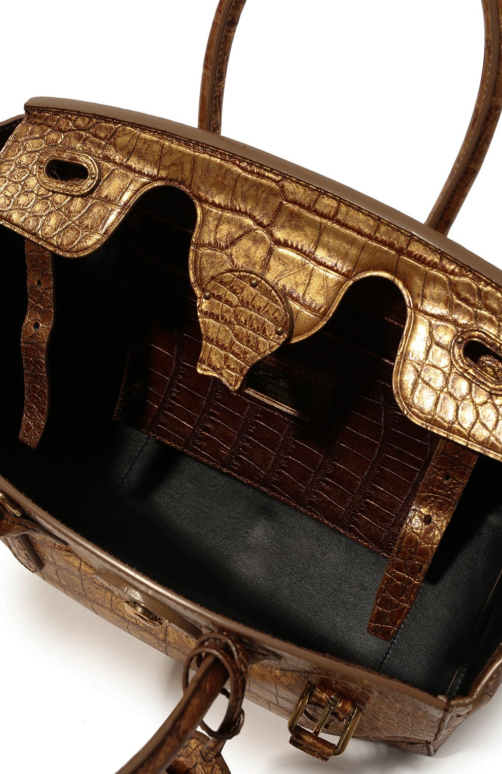 Сумка soft ricky 33 из кожи аллигатора RALPH LAUREN, арт. 69H/ICJ34/FCJ34, фото 6