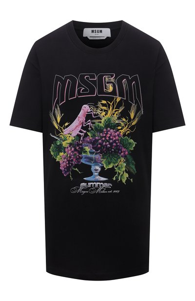 Женская хлопковая футболка MSGM, арт. 3042MDM198 217498
