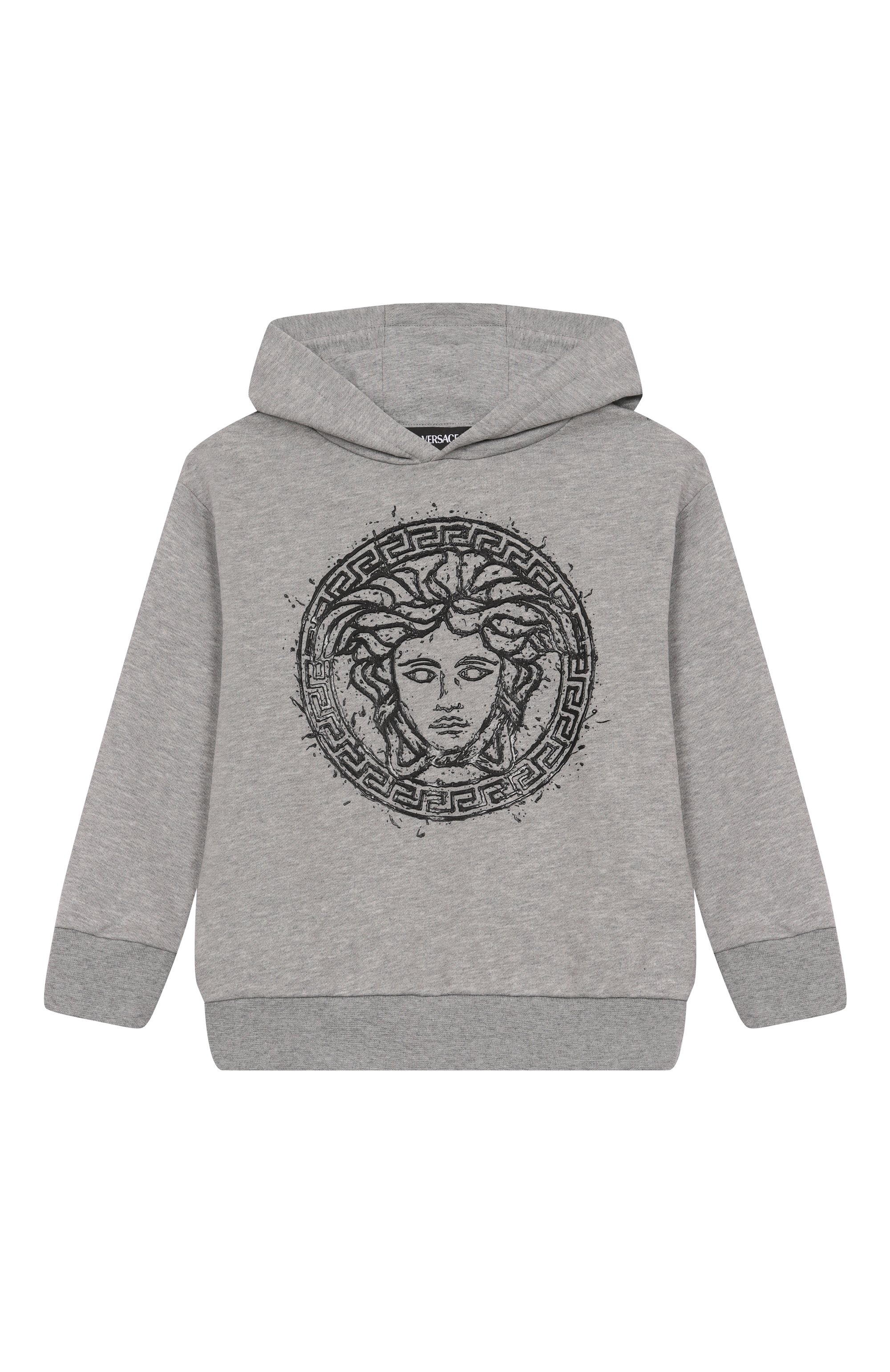 Хлопковое худи VERSACE, арт. 1018333/1A13053/8A-14A, фото 1