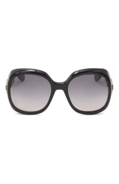 Женские солнцезащитные очки DIOR EYEWEAR черного цвета, арт. LADY 95.22 R2I 10A1 | Фото 3 (Тип очков: С/з; Нос: Не проставлено; Региональные ограничения белый список (Axapta Mercury): Не проставлено; Материал: Пластик; Очки форма: Круглые; Оптика Гендер: оптика-женское)