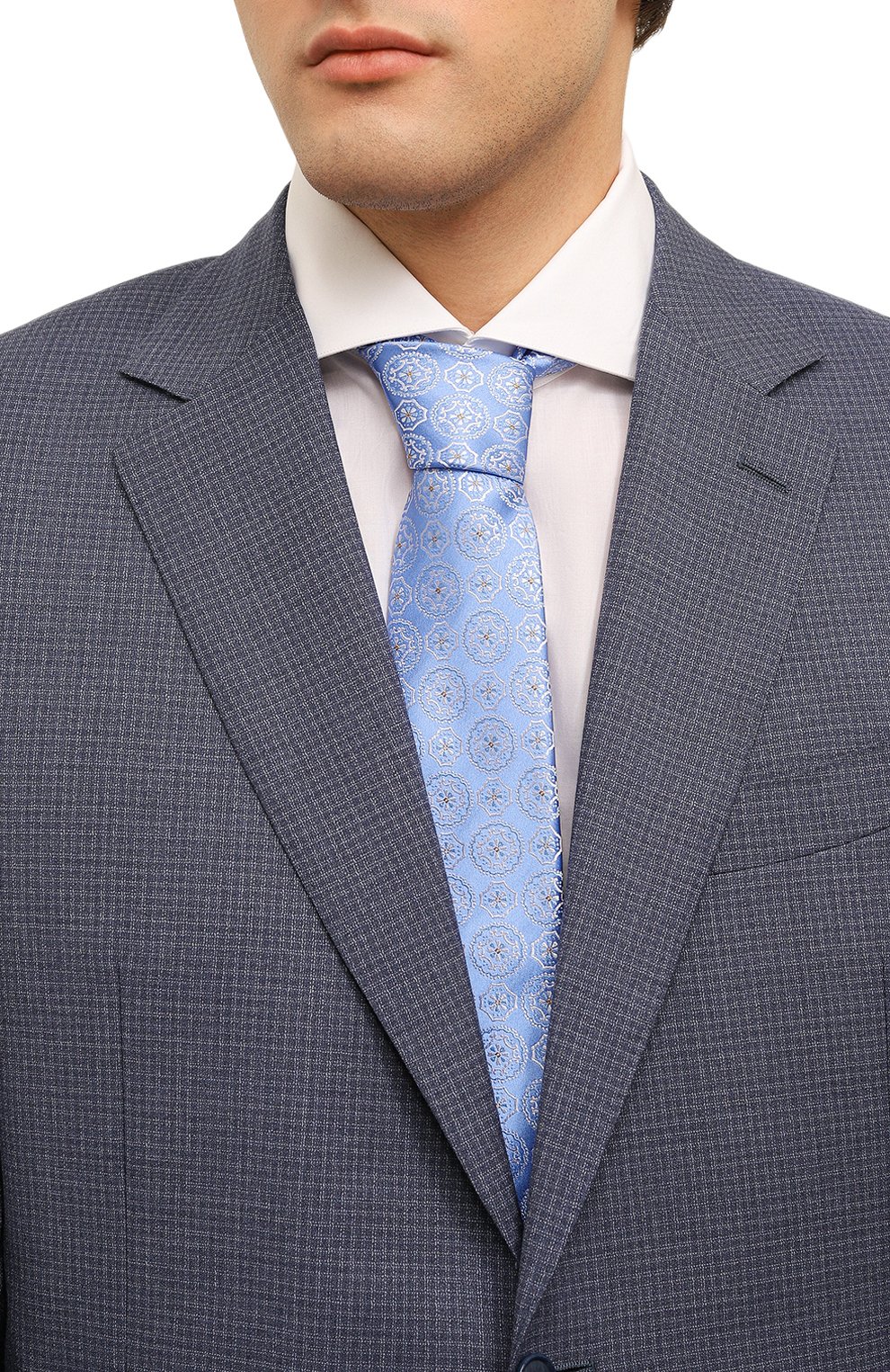 Шелковый галстук CANALI, арт. 18/HJ04010, фото 2