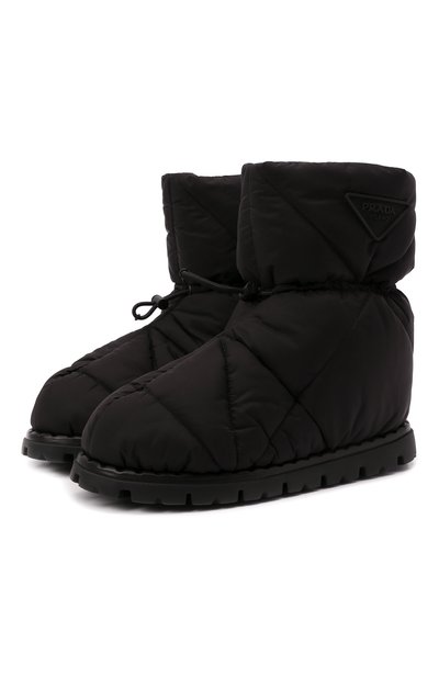 Женские текстильные полусапоги PRADA, арт. 1U686M-3LGO-F0002-020
