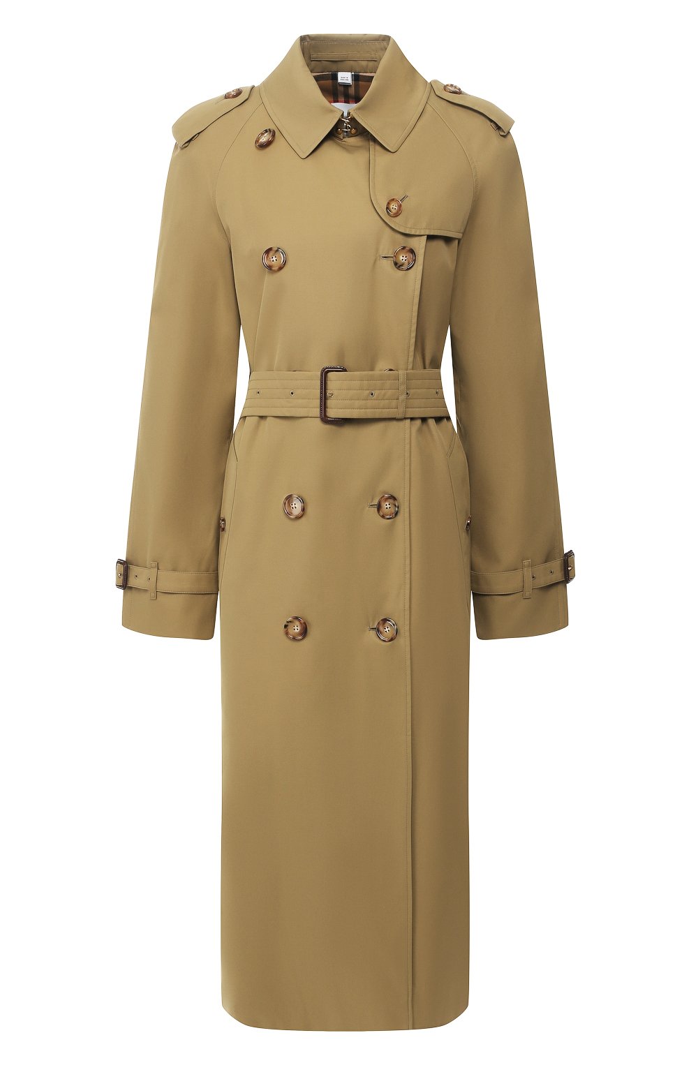 Хлопковый тренч waterloo BURBERRY хаки цвета по цене 275000 руб., арт. 8024812, фото 1 Хлопковый тренч waterloo BURBERRY, арт. 8024812, фото 1