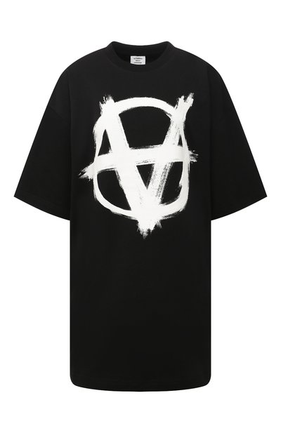 Женская хлопковая футболка VETEMENTS, арт. UE52TR290B 1602/W