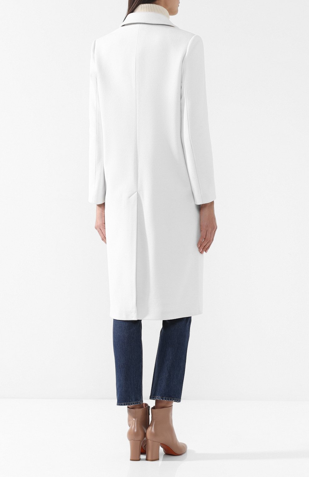 Пальто из смеси шерсти и кашемира SEVEN LAB, арт. CL19-04/1 white, фото 4