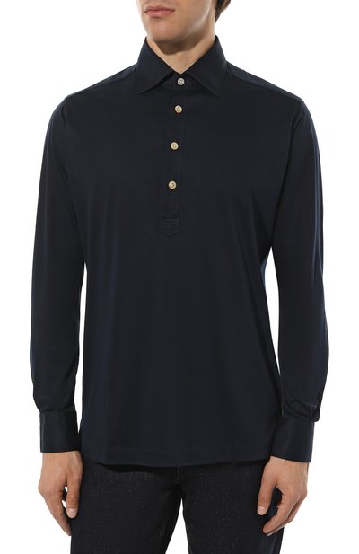 Хлопковое поло KITON, арт. UMC012H08629, фото 3