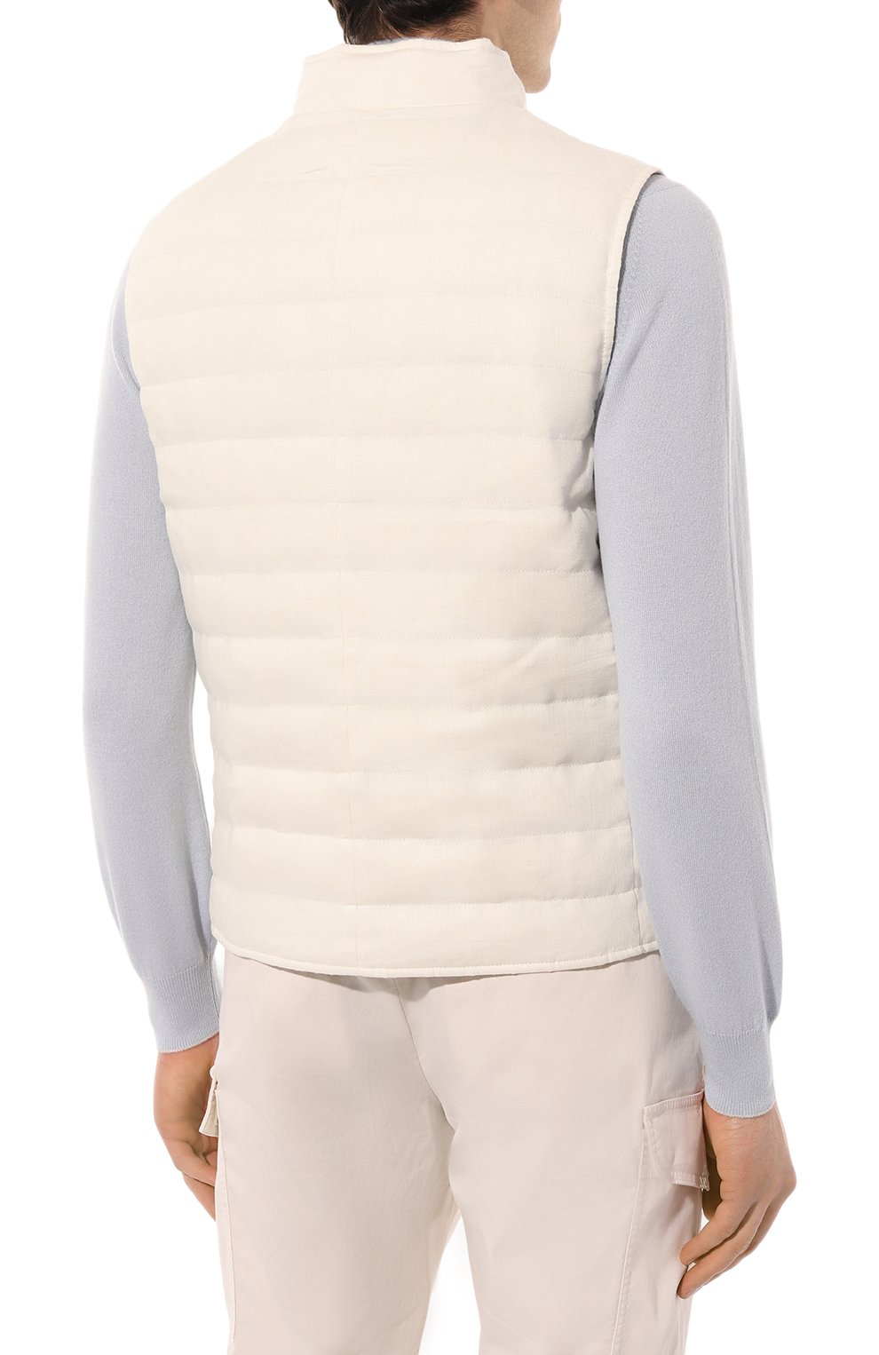 Пуховый жилет BRUNELLO CUCINELLI, арт. MS498B2309, фото 4
