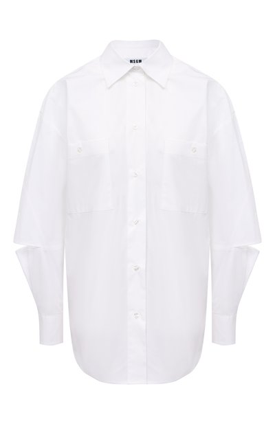 Женская хлопковая рубашка MSGM, арт. 2942MDE105 207813