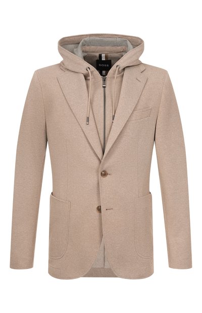 Мужской однобортный пиджак BOSS, арт. 50562499