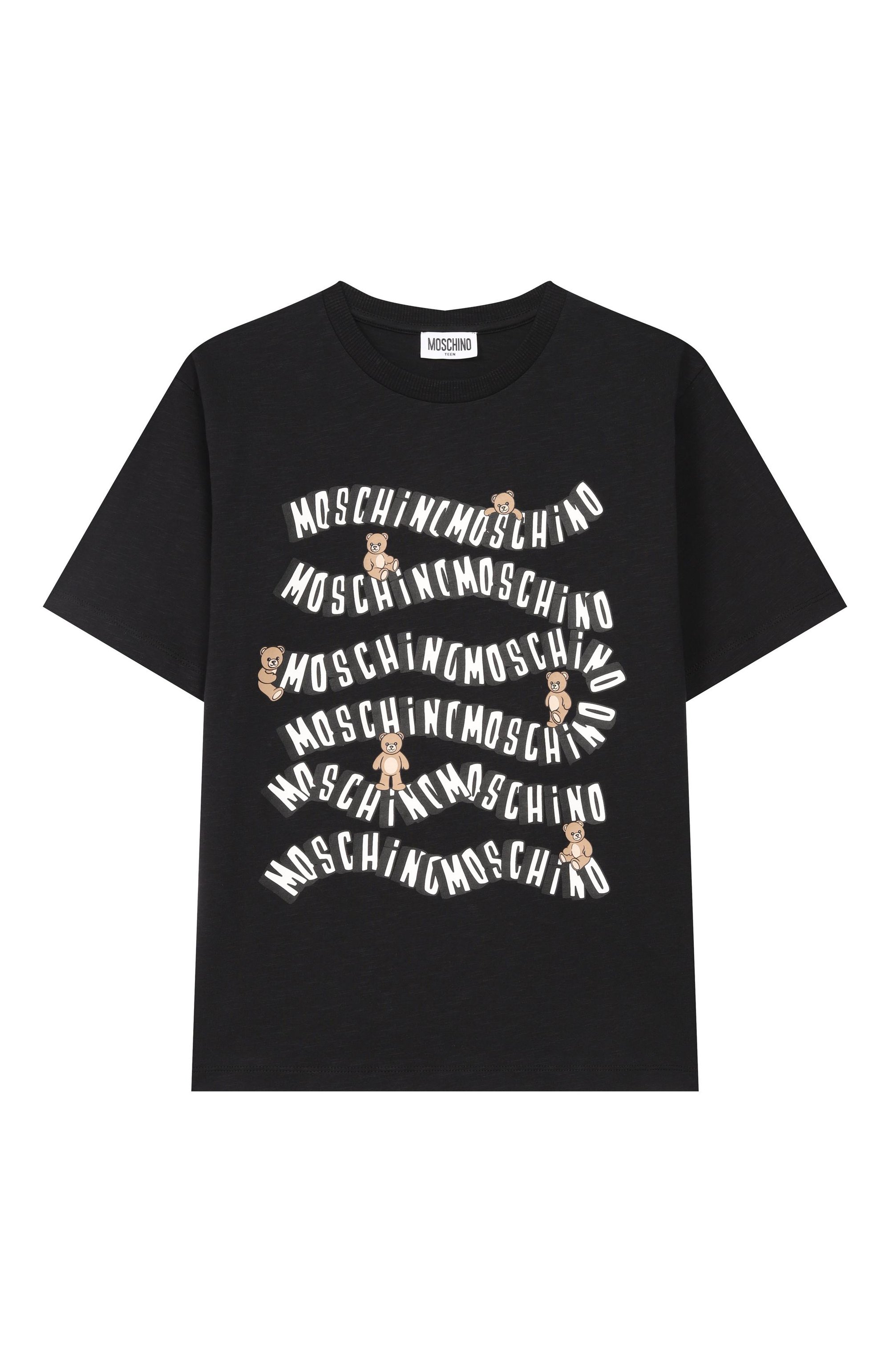 Хлопковая футболка MOSCHINO, арт. HXM05G/LAA52_001, фото 1