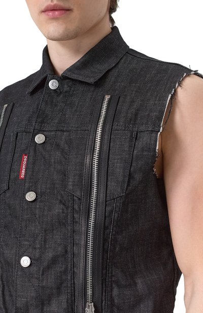 Джинсовый жилет DSQUARED2, арт. S71FB0488/S30357, фото 5