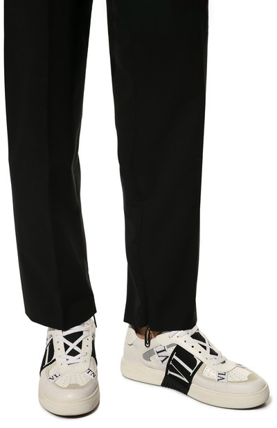 Кожаные кеды vl7n VALENTINO белого цвета по цене 67800 руб., арт. TY2S0C58/WRQ, фото 3 Кожаные кеды vl7n VALENTINO, арт. TY2S0C58/WRQ, фото 3