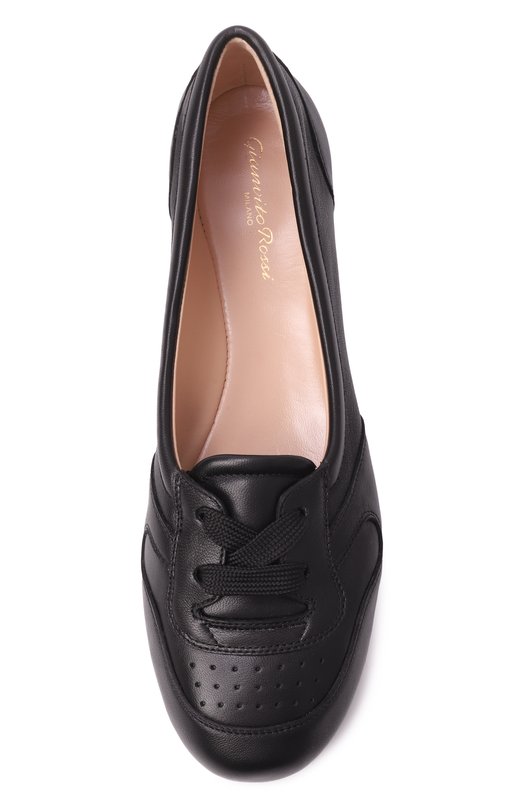 Кожаные балетки  Gianvito Rossi G25321.05G0M.NXFNER0 Чёрный  G25321.05G0M.NXFNER0 Фото 6