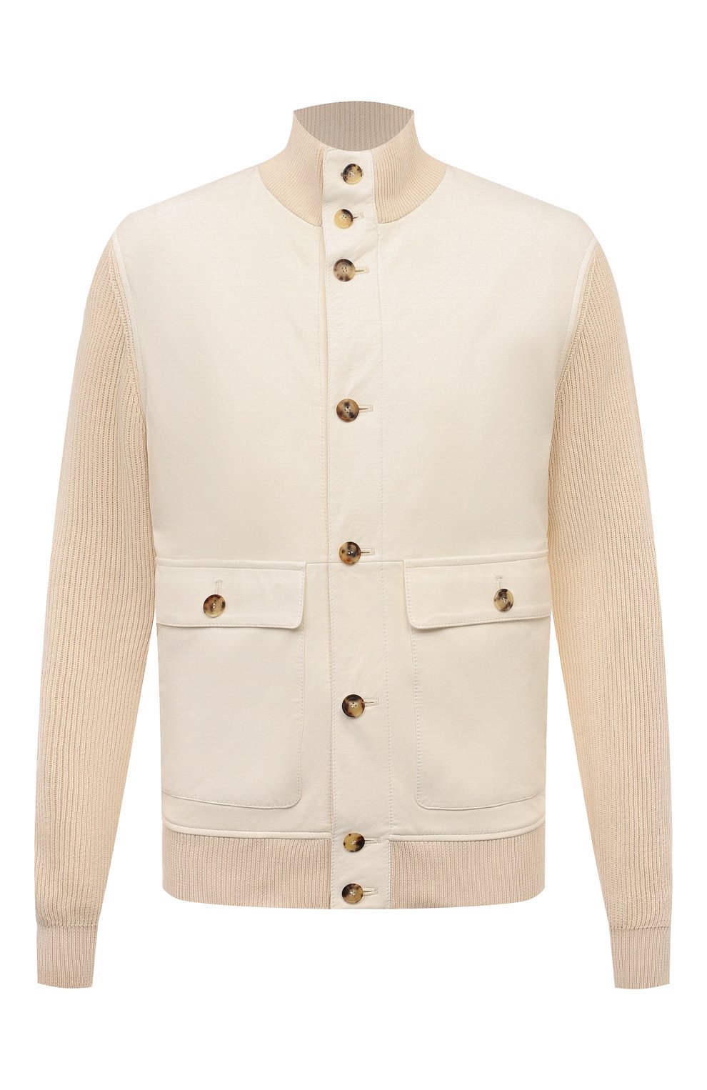 Комбинированный кардиган BRUNELLO CUCINELLI, арт. MPGOL1934, фото 1