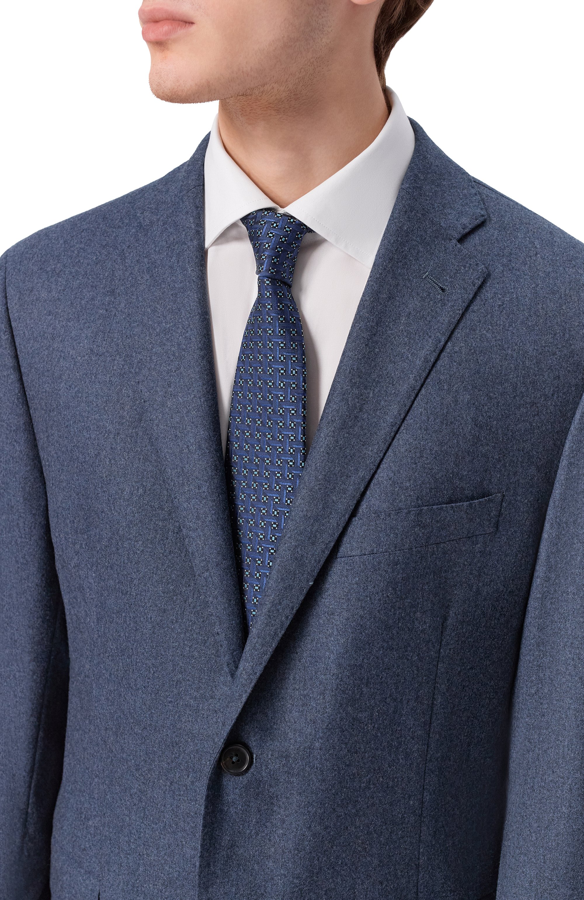 Шелковый галстук CANALI, арт. 18/HJ04497, фото 2