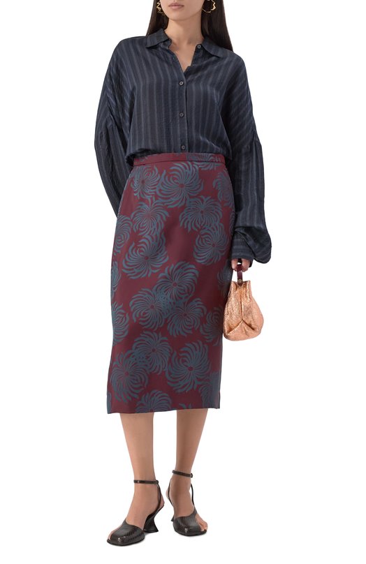 Кожаные босоножки Dries Van Noten 011714-350-704 Коричневый  011714-350-704 Фото 3