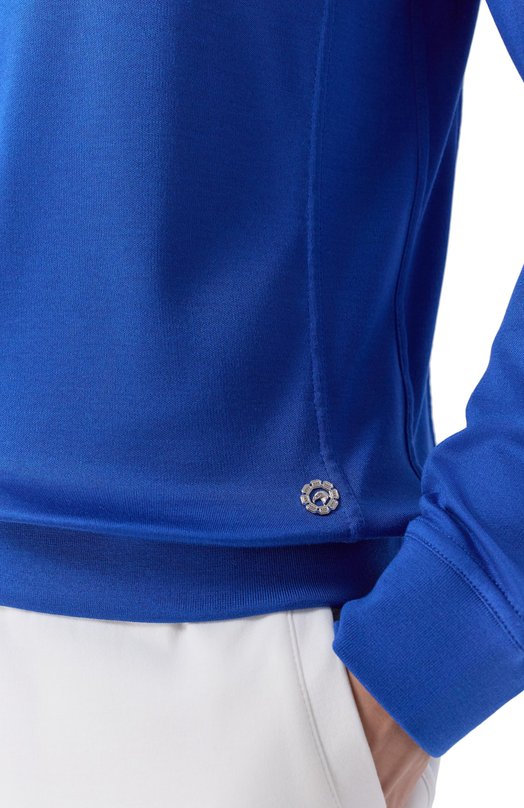 Шелковый джемпер Stefano Ricci K919511L01/R26190_001 Синий  K919511L01/R26190_001 Фото 5