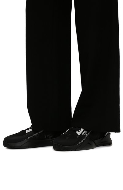 Текстильные кроссовки running FENDI, арт. 8E8035 AD78, фото 3