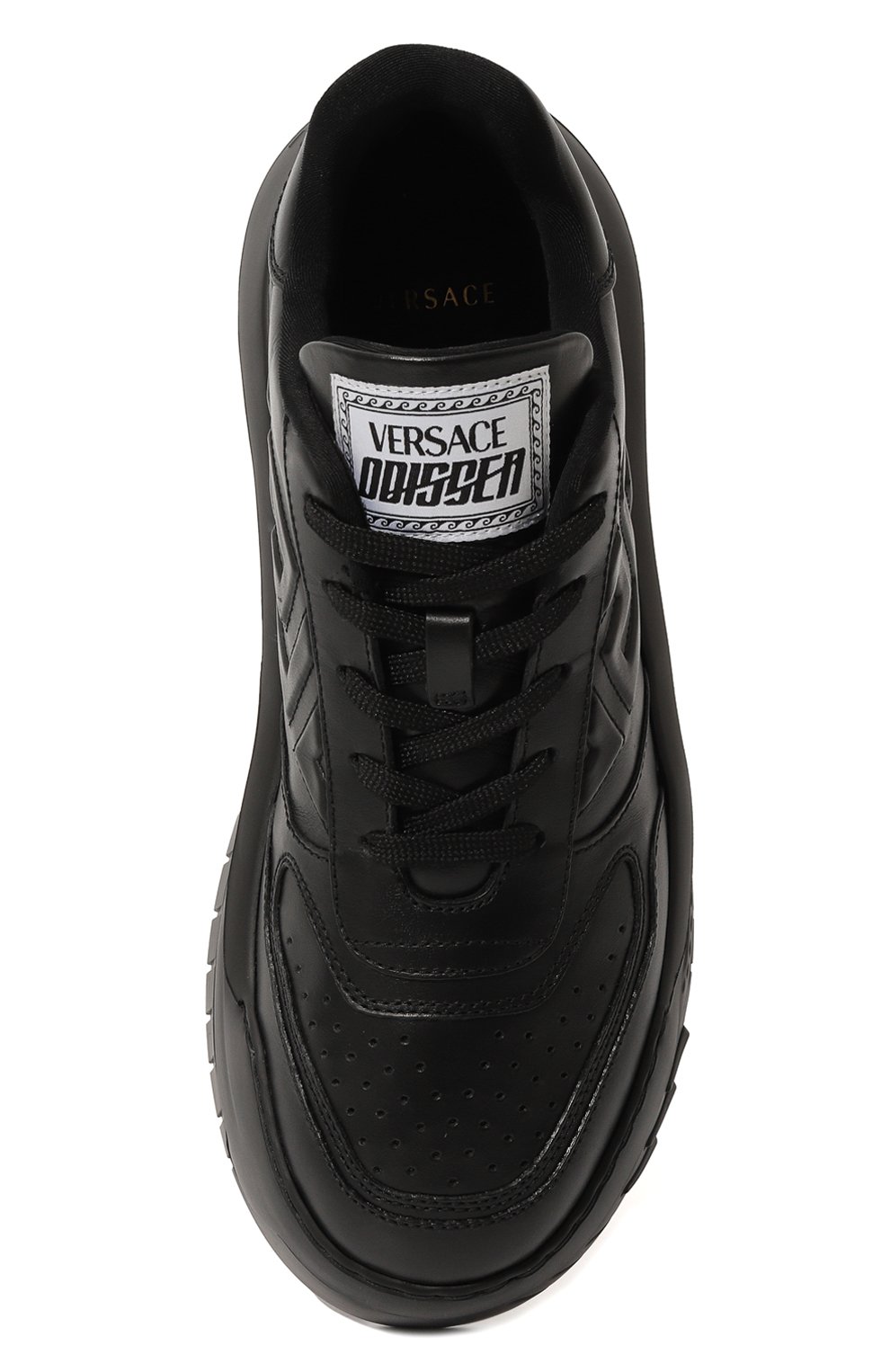 Кожаные кроссовки greca odissea VERSACE, арт. 1008124/1A05873, фото 6