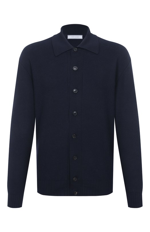 Кардиган из шерсти и кашемира Cortigiani 3A9125 Синий 3A9125